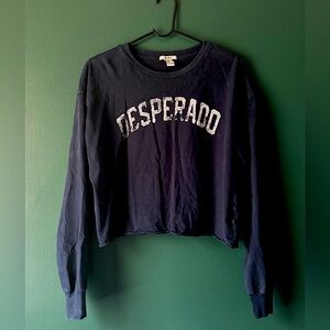 Forever 21 Long Sleeve Cropped Top